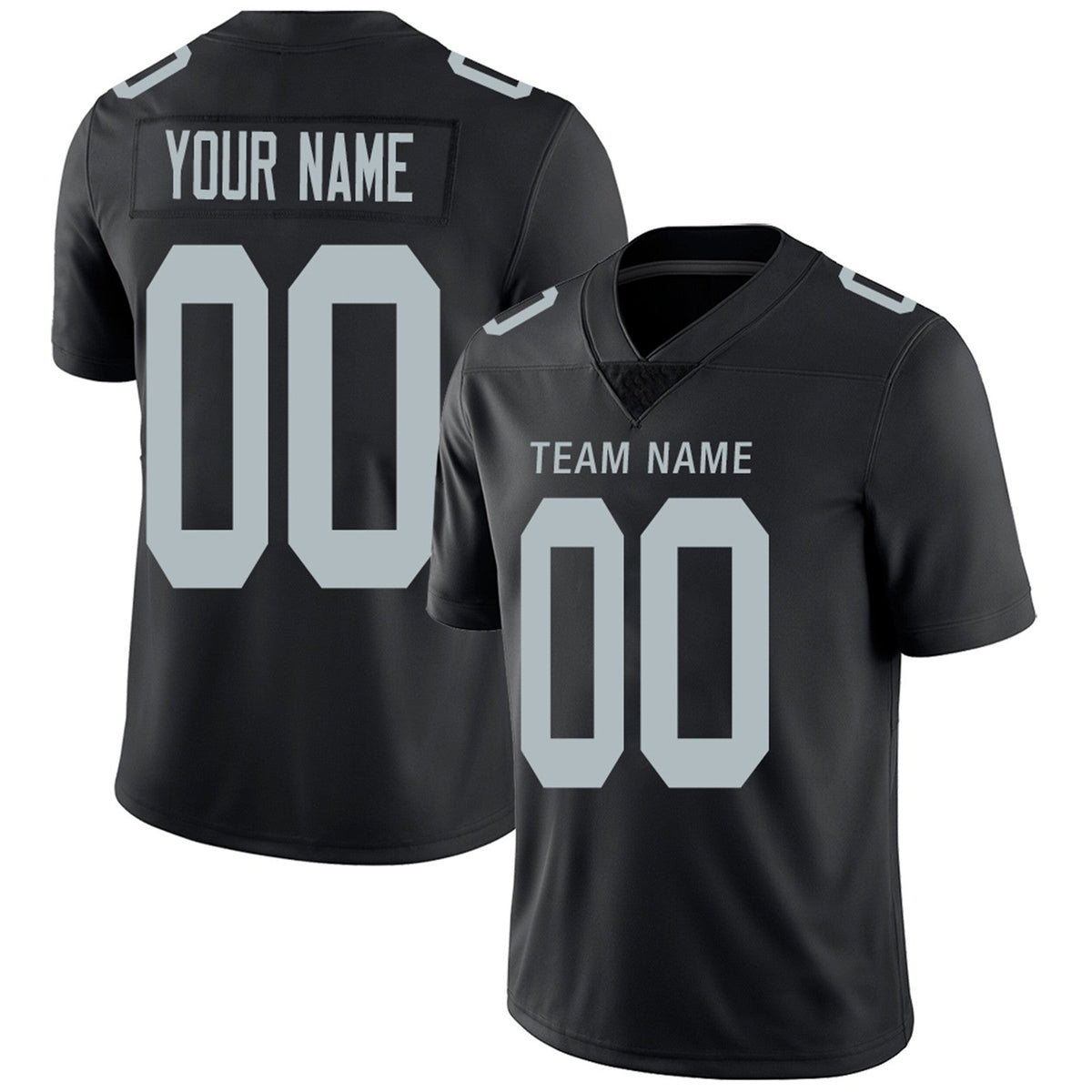 American Football Jersey | Custom L.Raiders Football Jerseys Team Player or Personalized Design Your Own Name for Men's Women's Youth Jerseys Black - image 1
