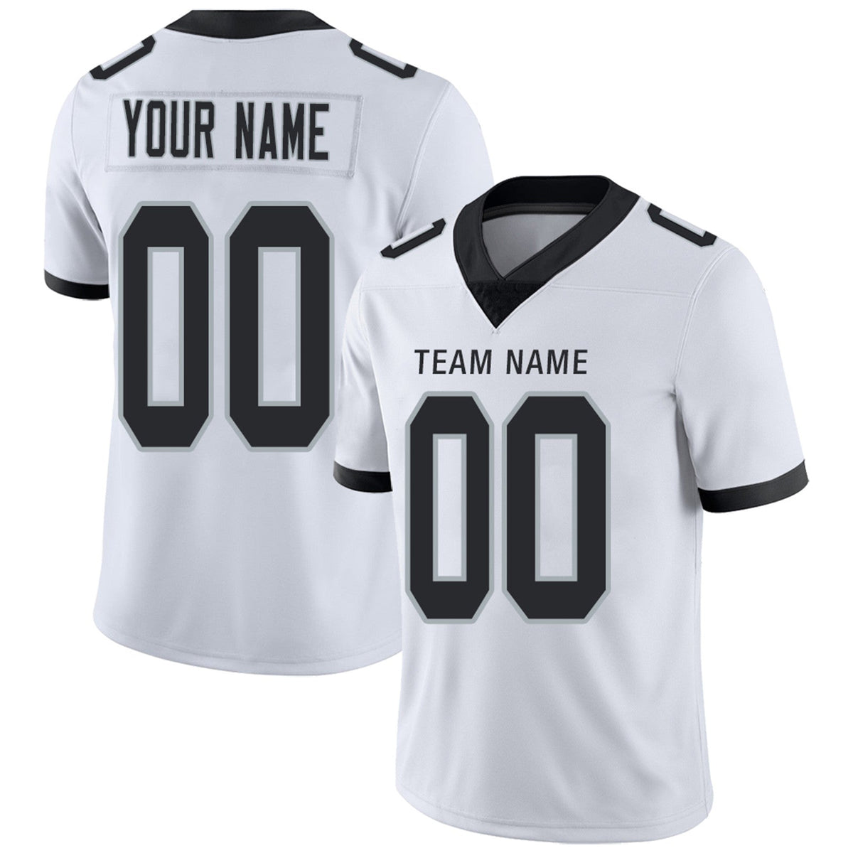 American Football Jersey | Custom L.Raiders Football Jerseys Team Player or Personalized Design Your Own Name for Men's Women's Youth Jerseys Black - image 2