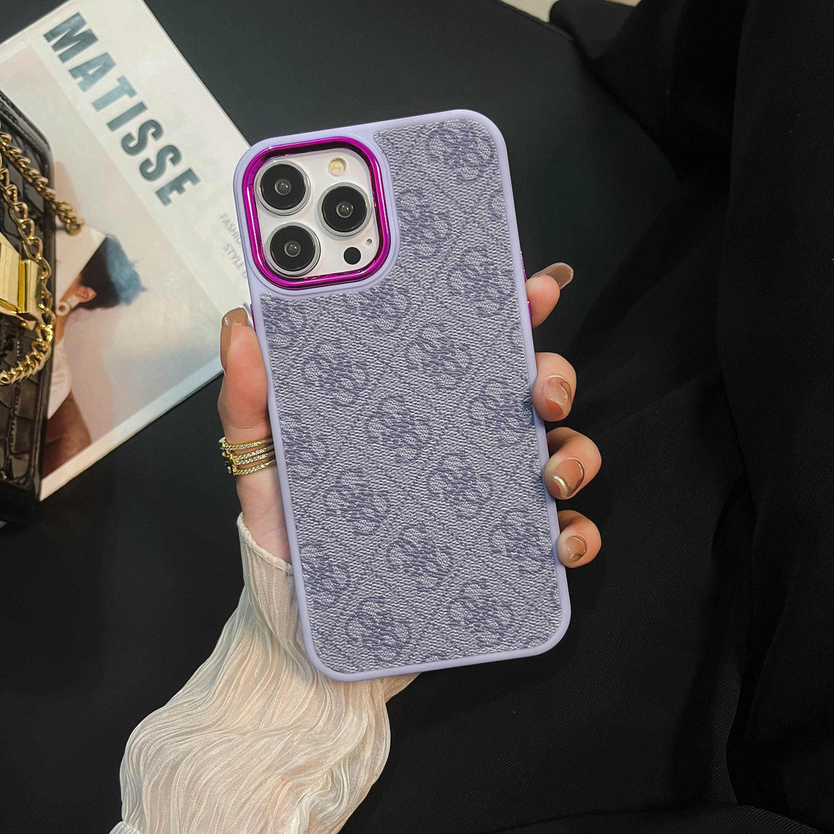 Purple iPhone Case-MD231025 - product view 2