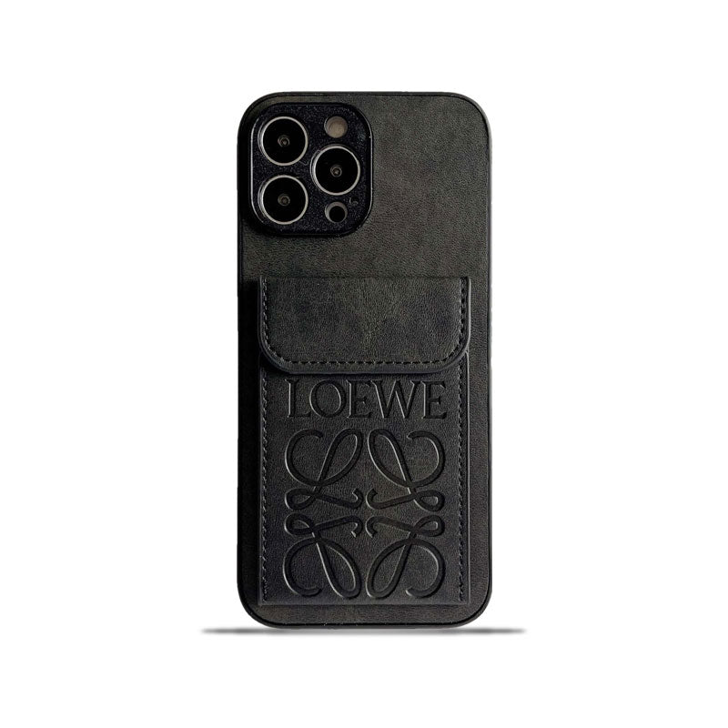 iPhone Case With Card Holder Black-LZP241448 - product view 1
