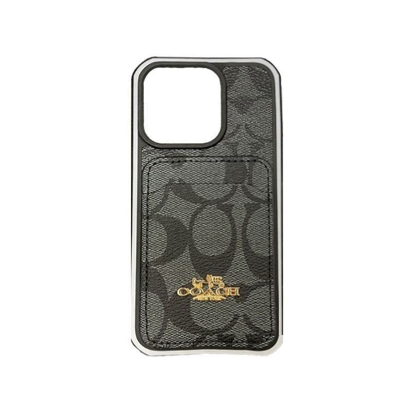 Classic iPhone Case With Card Holder Coffee -KB241416 - product view 8