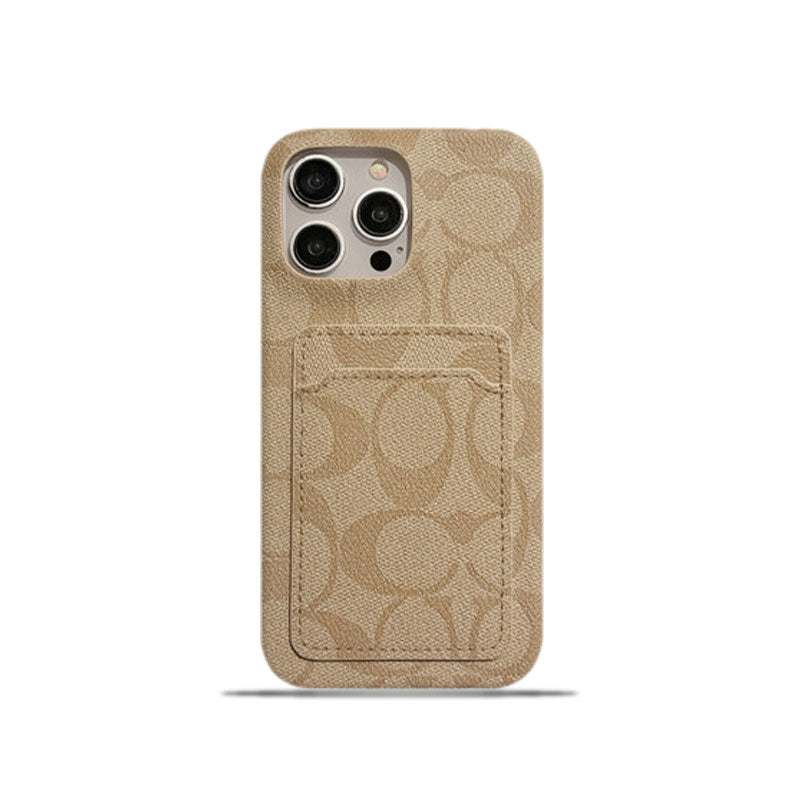Classic Classic iPhone Case With Card Holder White -JQB240330 - product view 1