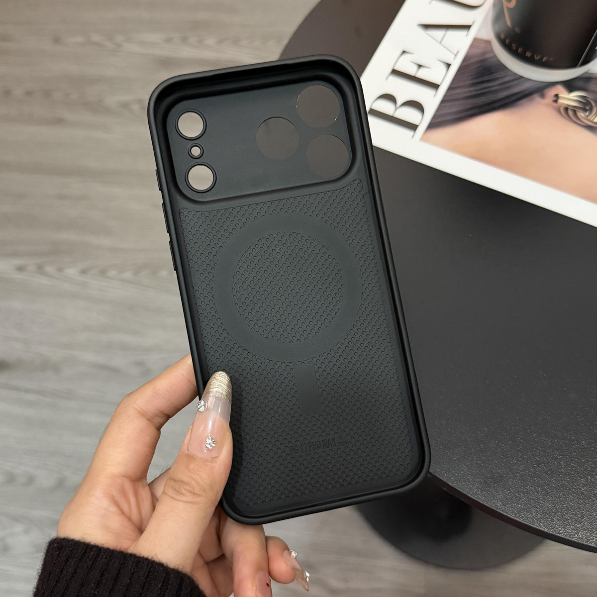 MagSafe Classic Monogram Leather iPhone Case - product view 9