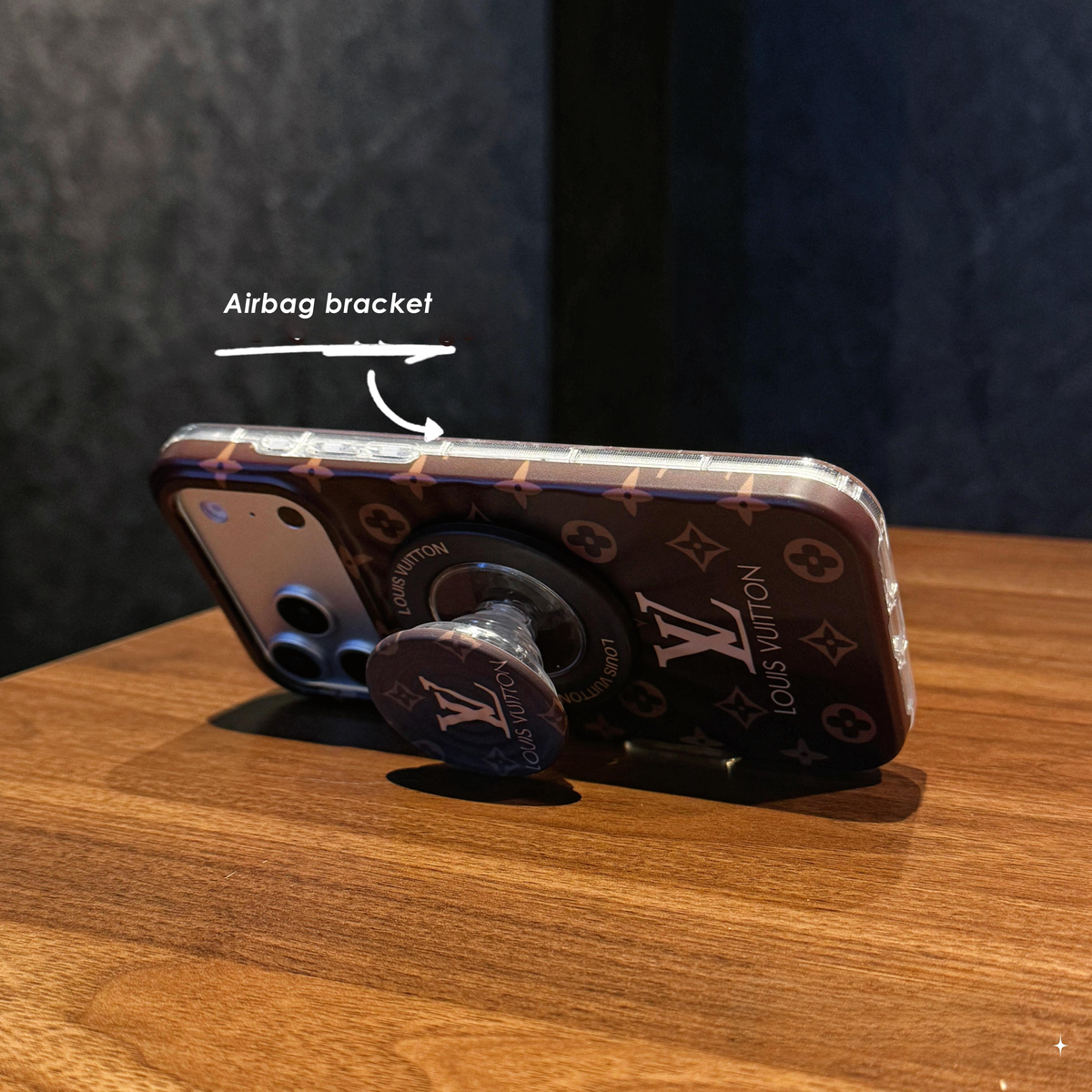 MagSafe-Compatible Magnetic Phone Case with Detachable Airbag Stand - product view 9