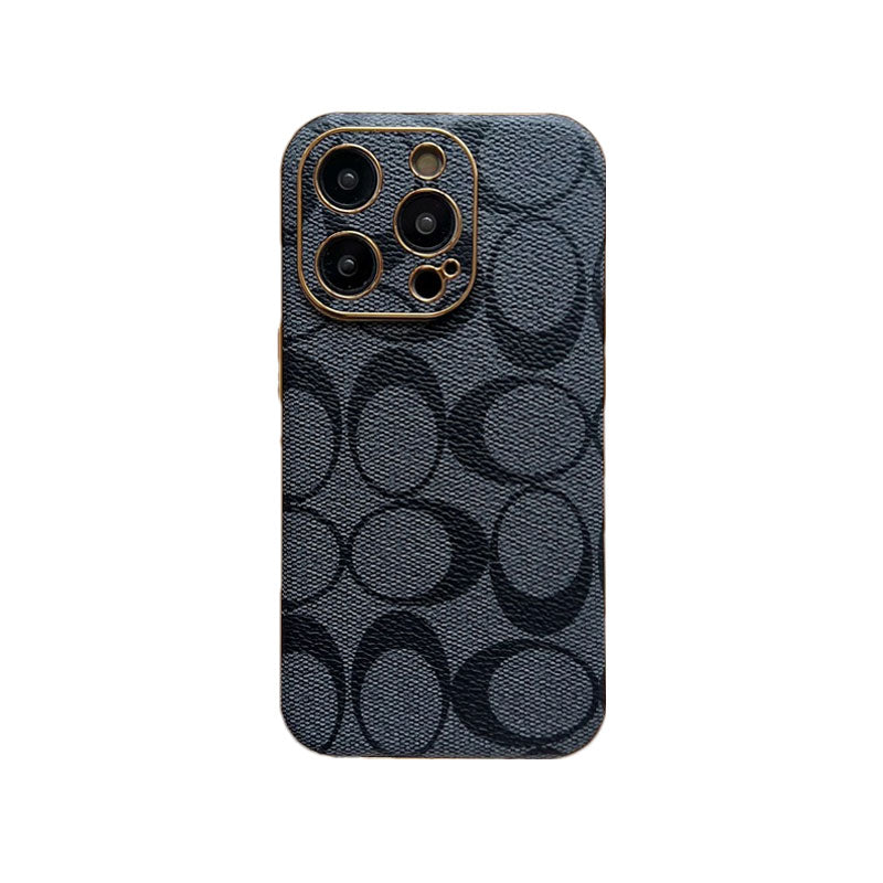Classic iPhone Case Leather Light Brow -QBK240513 - product view 8