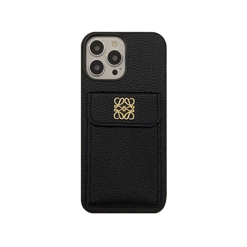 iPhone Case With Card Holder Black-QBK240603 - product view 6