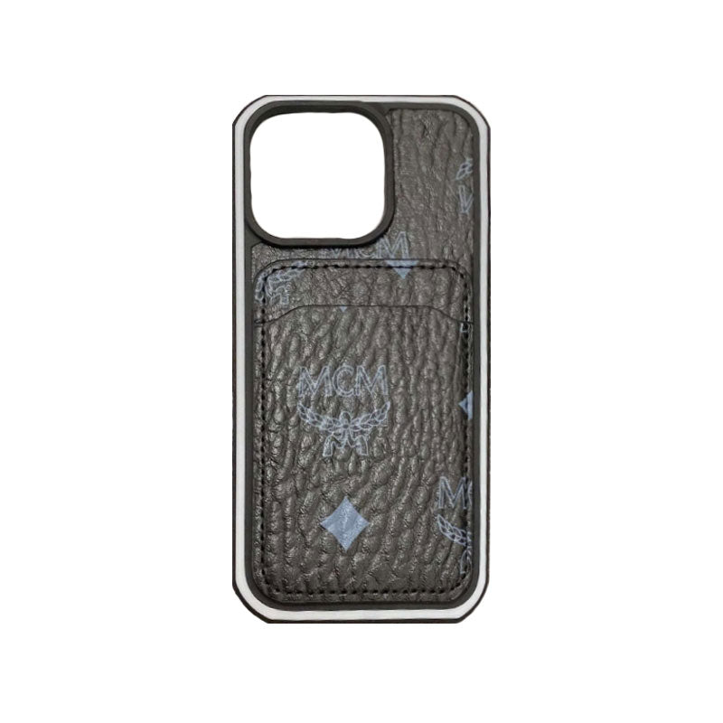 MCM iPhone Case With Card Holder Yellow-MCK240603 - product view 7