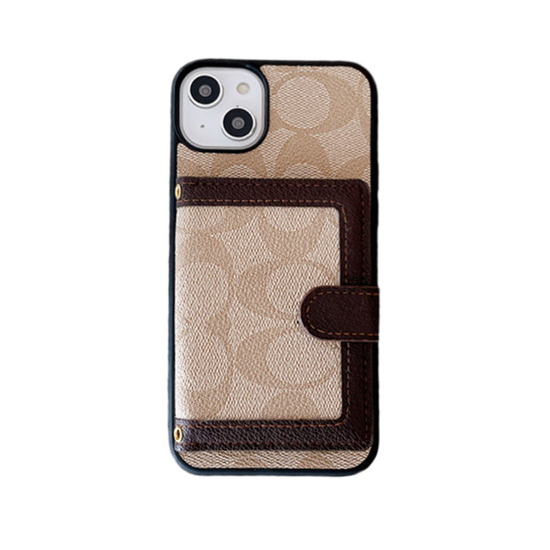 Classic iPhone Case With Wallet And Crossbody Strap White -XK240402 - product view 9