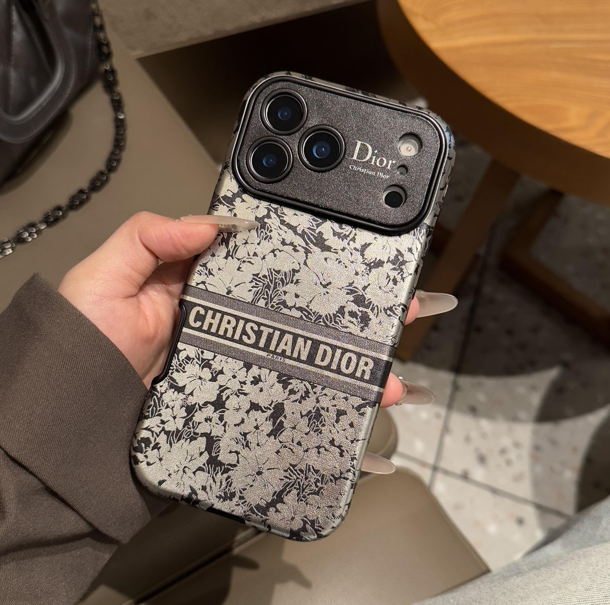 Chic Floral Design iPhone Case - product view 6
