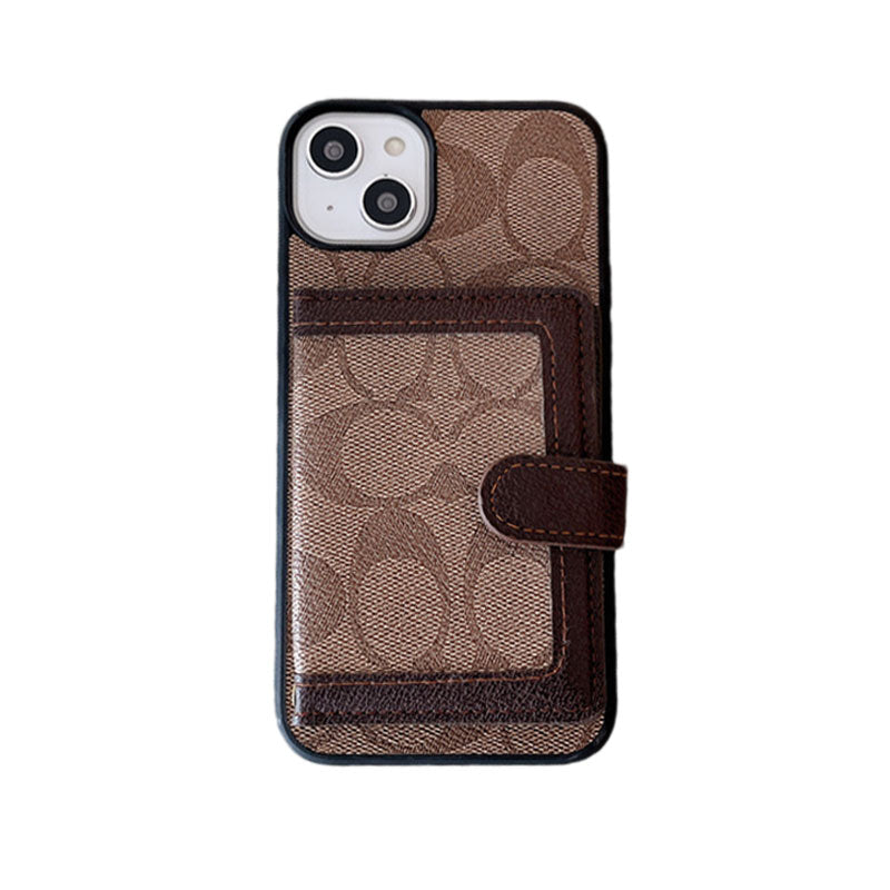 Classic iPhone Case With Wallet And Crossbody Strap White -XK240402 - product view 10