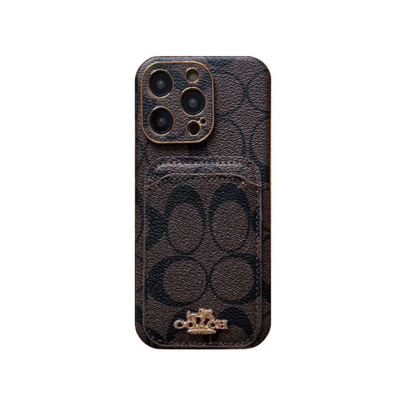 Classic iPhone Case With Card Holder Coffee -KB241651 - product view 10