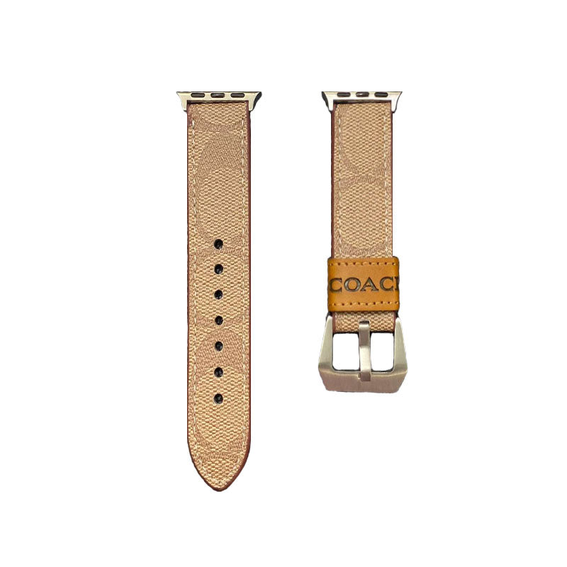Leather Coach Apple Watch Band Black-YHK244221710 - product view 9
