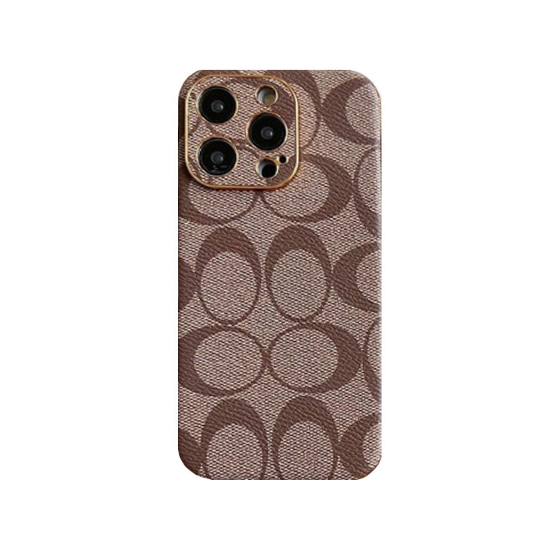Classic iPhone Case Leather Light Brow -QBK240513 - product view 7