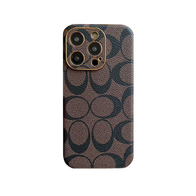 Classic iPhone Case Leather Light Brow -QBK240513 - product view 9
