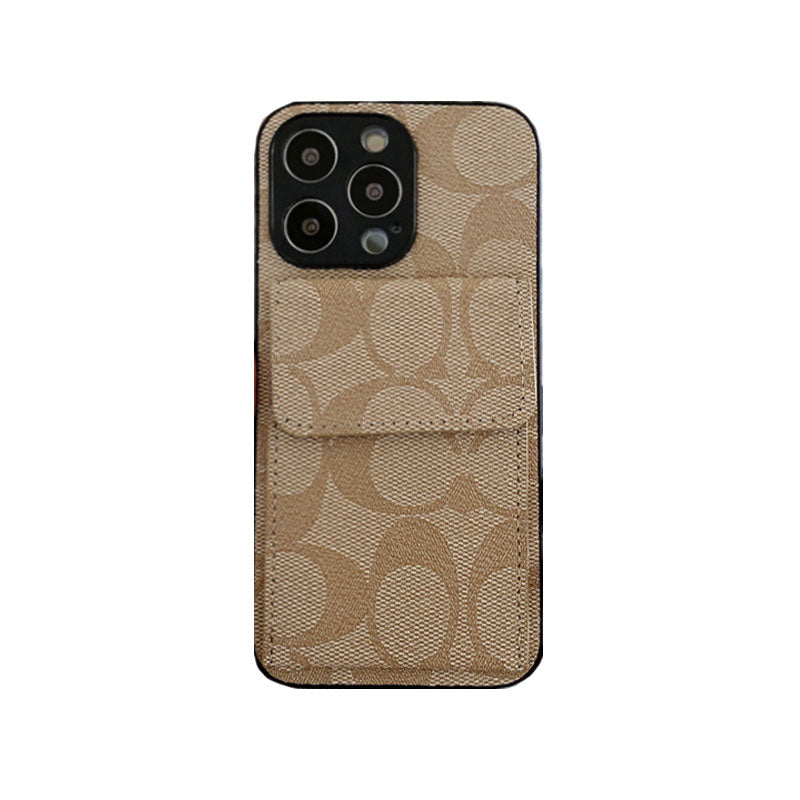 Classic iPhone Case With Wallet Light Brown-HP240513 - product view 8