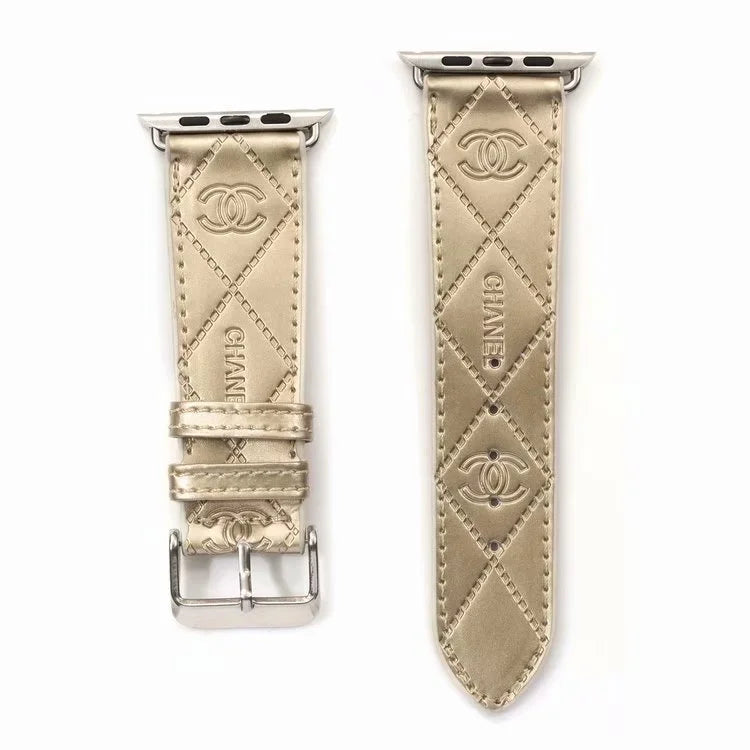 GLOSSY LEATHER APPLE WATCH BAND - product view 15