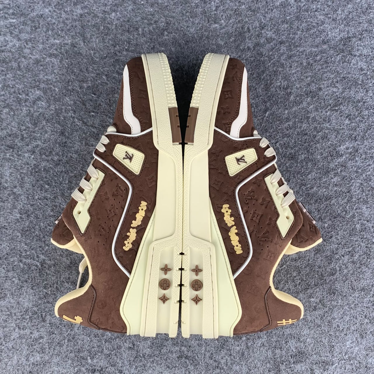 Tyler, the Creator x LV Trainer Sneakers 'Mocha' - product view 3