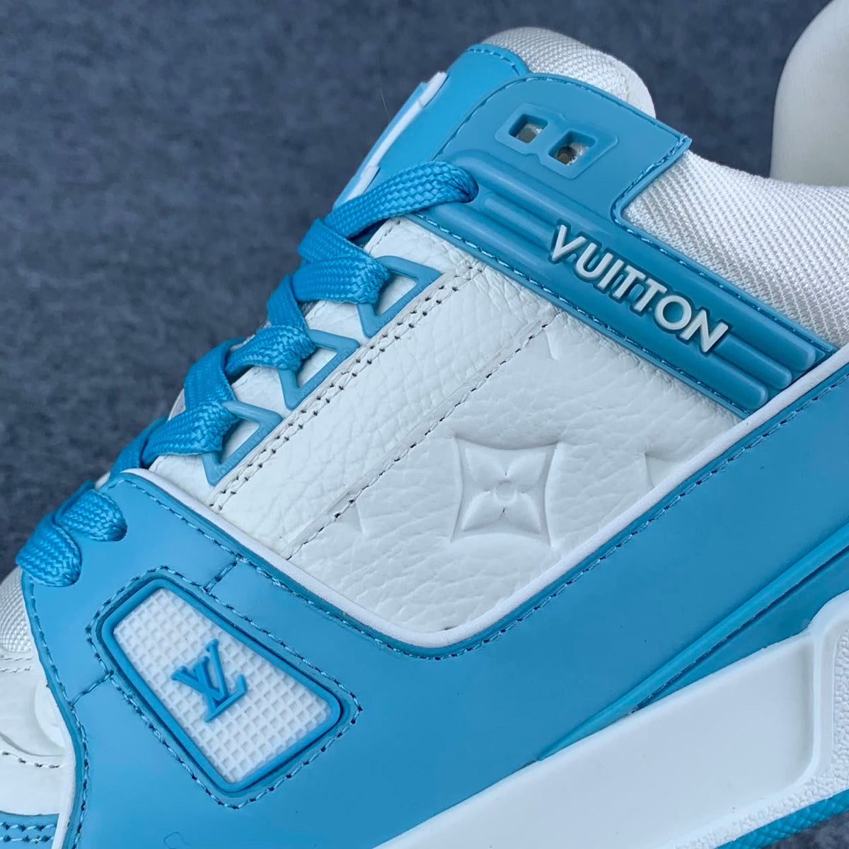 LV Trainer Low Sneakers 'White Sky Blue' - product view 8