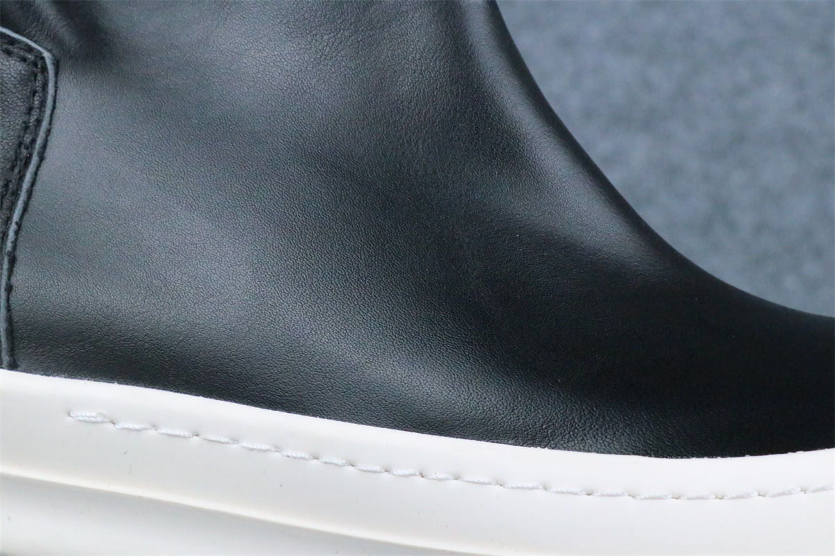 Rick Owens Wmns DRKSHDW Abstract Stockings Boot 'Black Milk' - product view 5