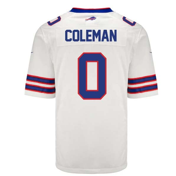 American Football Jersey | B.Bills #0 Keon Coleman Draft Player Game Jersey - White American Football Jerseys - image 1