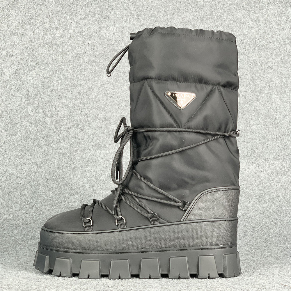 Prada Recycled Nylon Moon Boots - product view 1