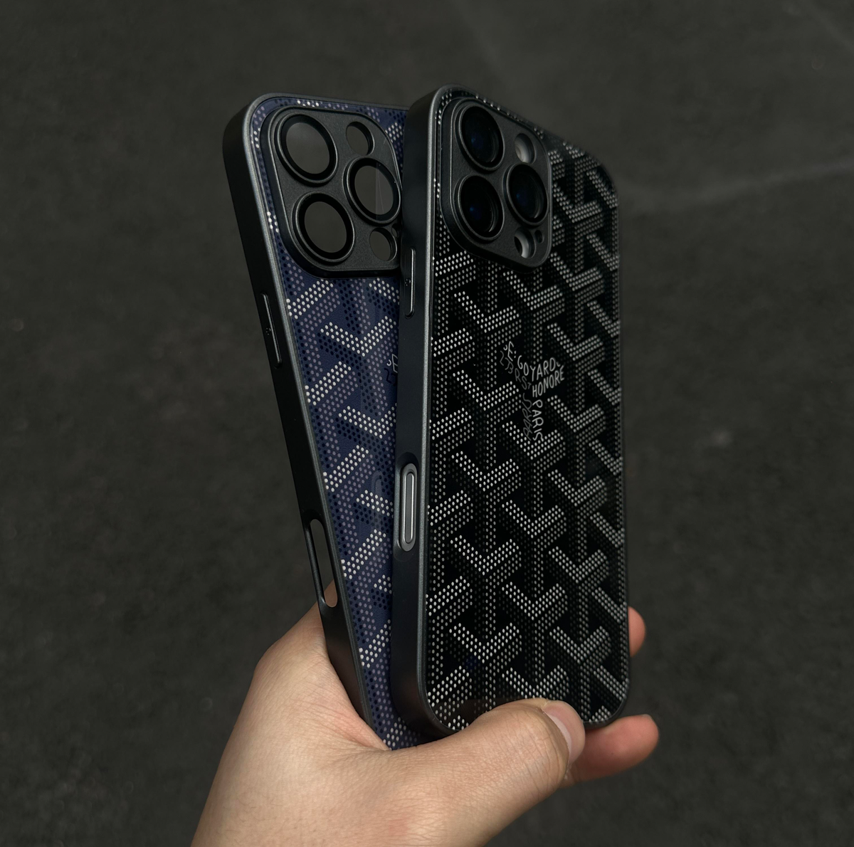 G-Y Geometric Monogram iPhone Case - product view 11
