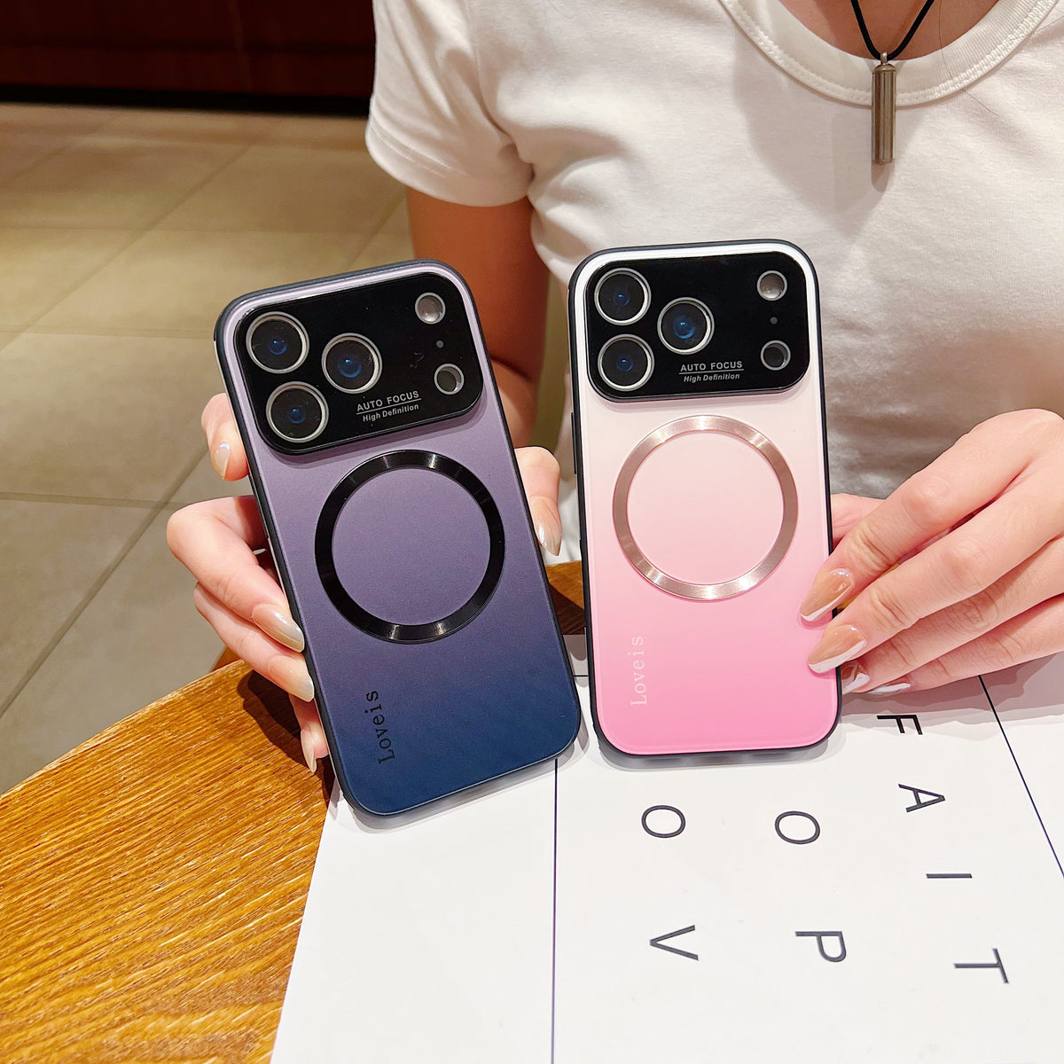 MagSafe Magnetic Gradient Phone Case with Lens Protection - product view 4