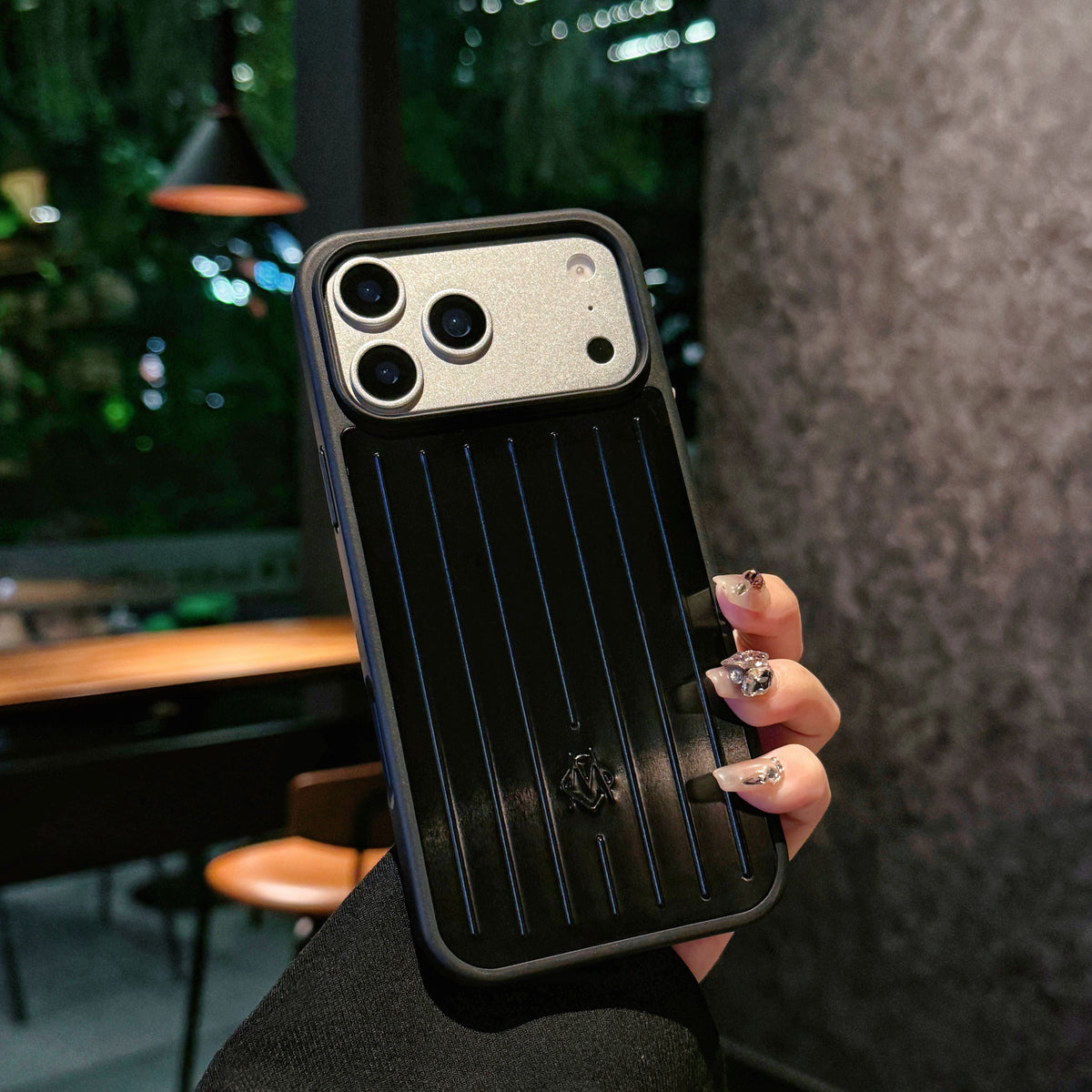 Ribbed Metallic Armor iPhone Case - product view 3