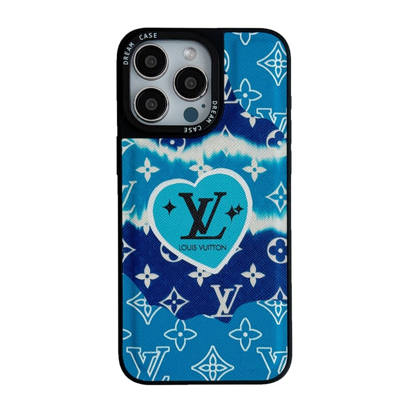 Blue Leather iPhone Case - product view 1