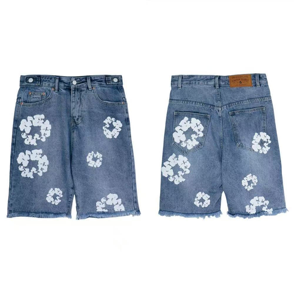 Denim Tears x Levi's Cotton Wreath Jean Shorts - product view 1