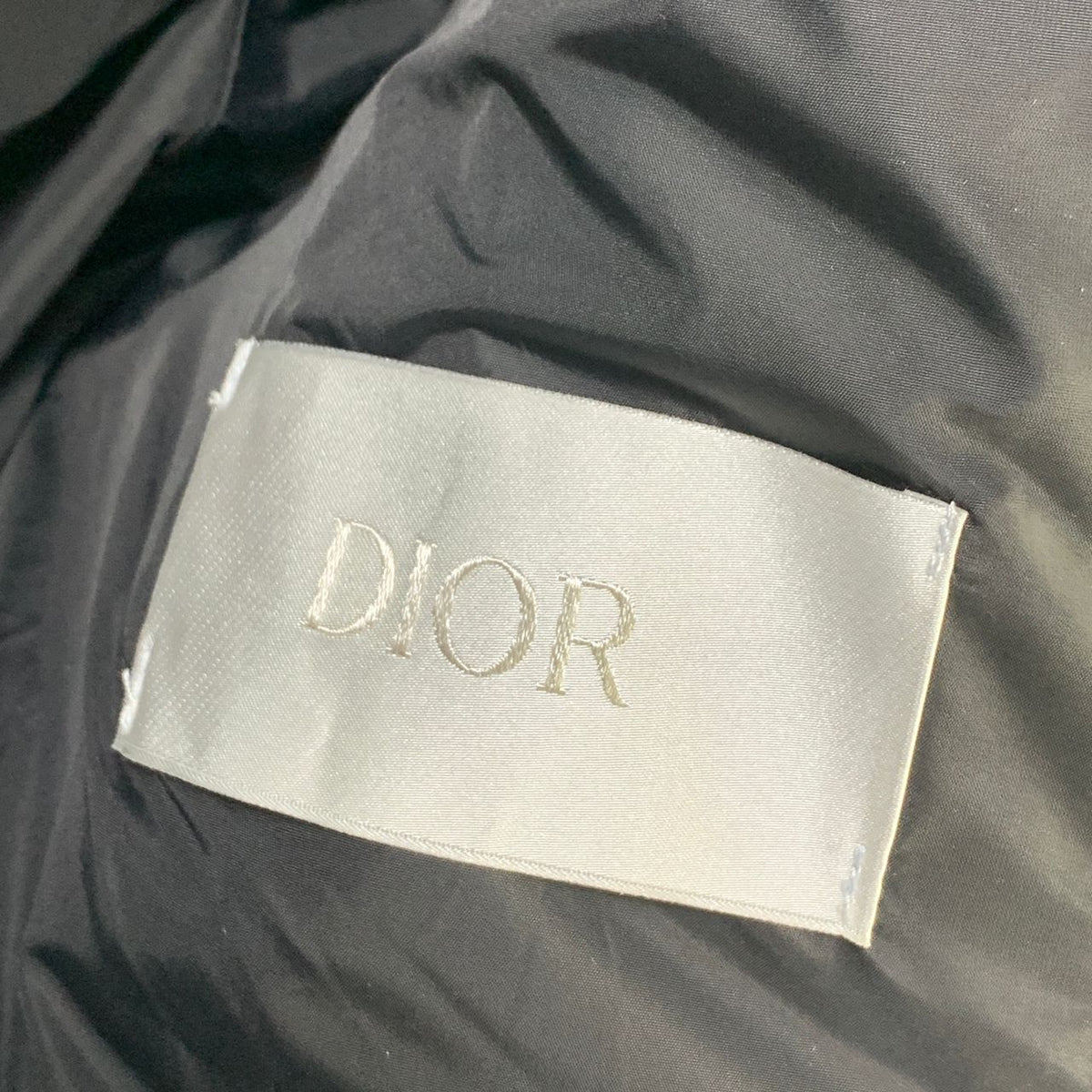 Dior Oblique Motif Down Jacket in Navy Technical Jacquard - product view 8