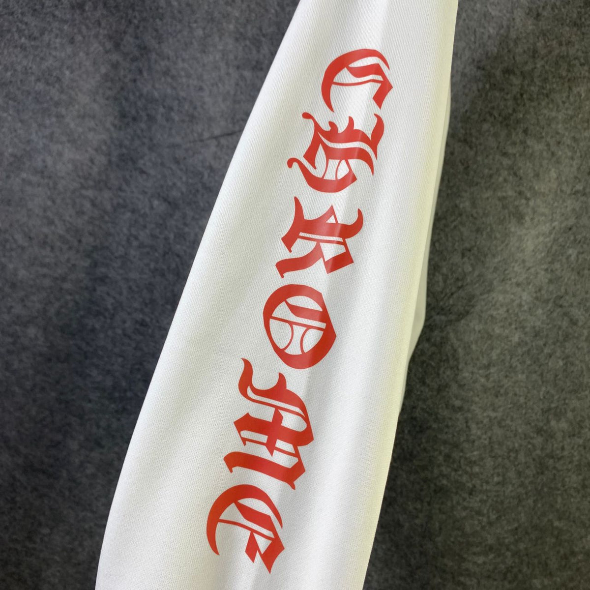 Chrome Hearts Made In Hollywood Plus Cross Long-Sleeve T-Shirt 'White/Red' - product view 5