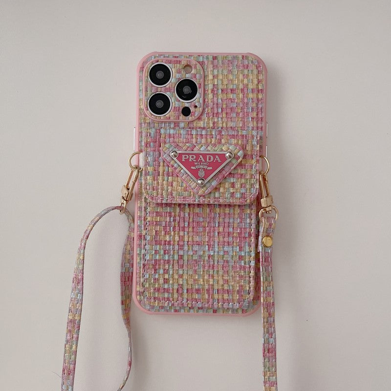 Weave Card Bag Crossbody iPhone Case - product view 14