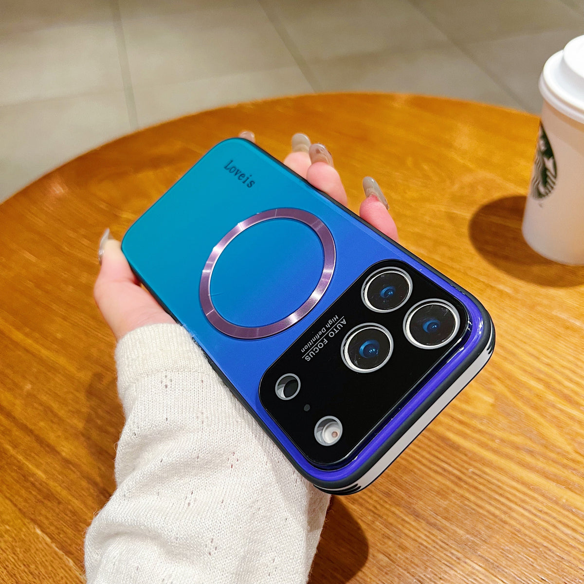 MagSafe Magnetic Gradient Phone Case with Lens Protection - product view 18