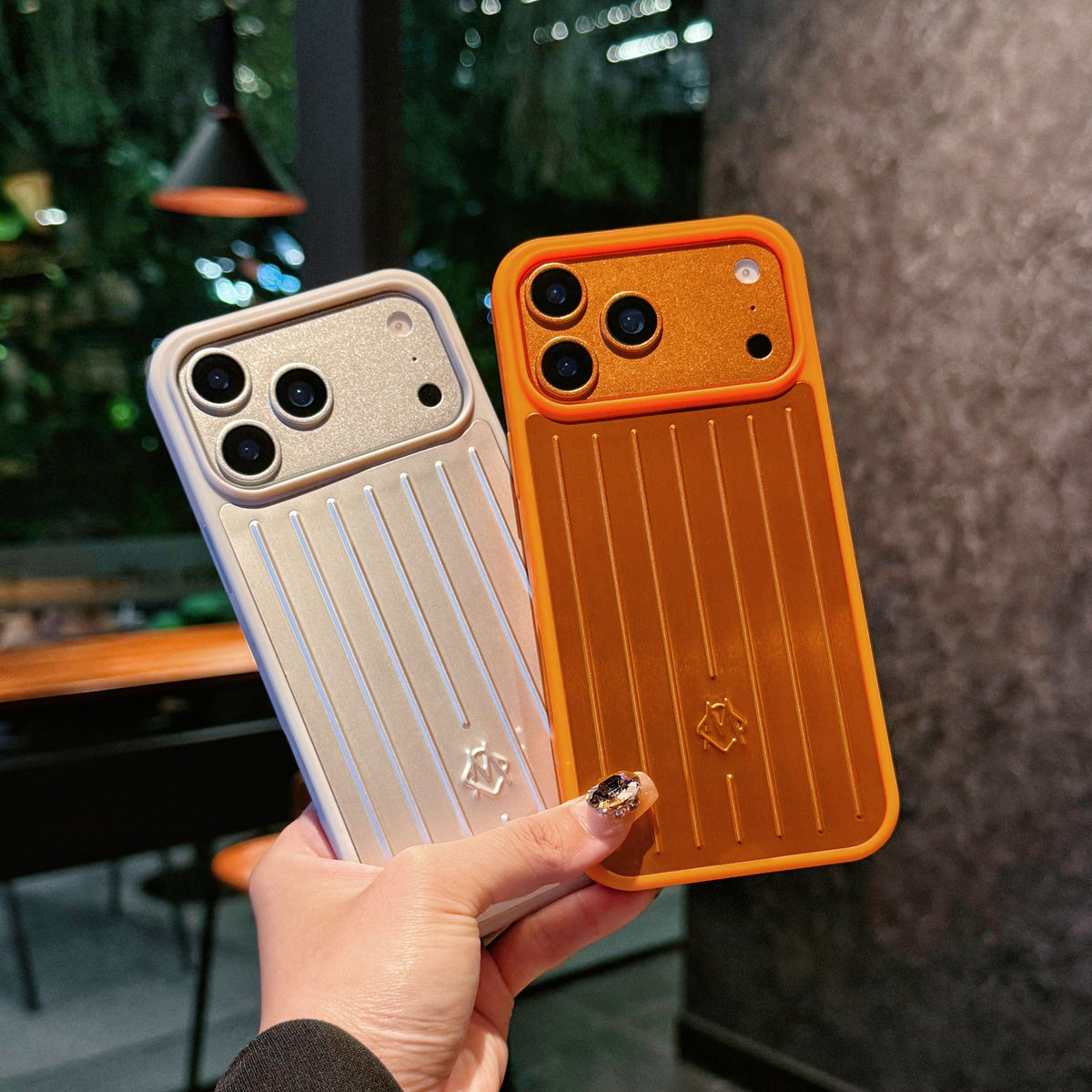 Ribbed Metallic Armor iPhone Case - product view 11
