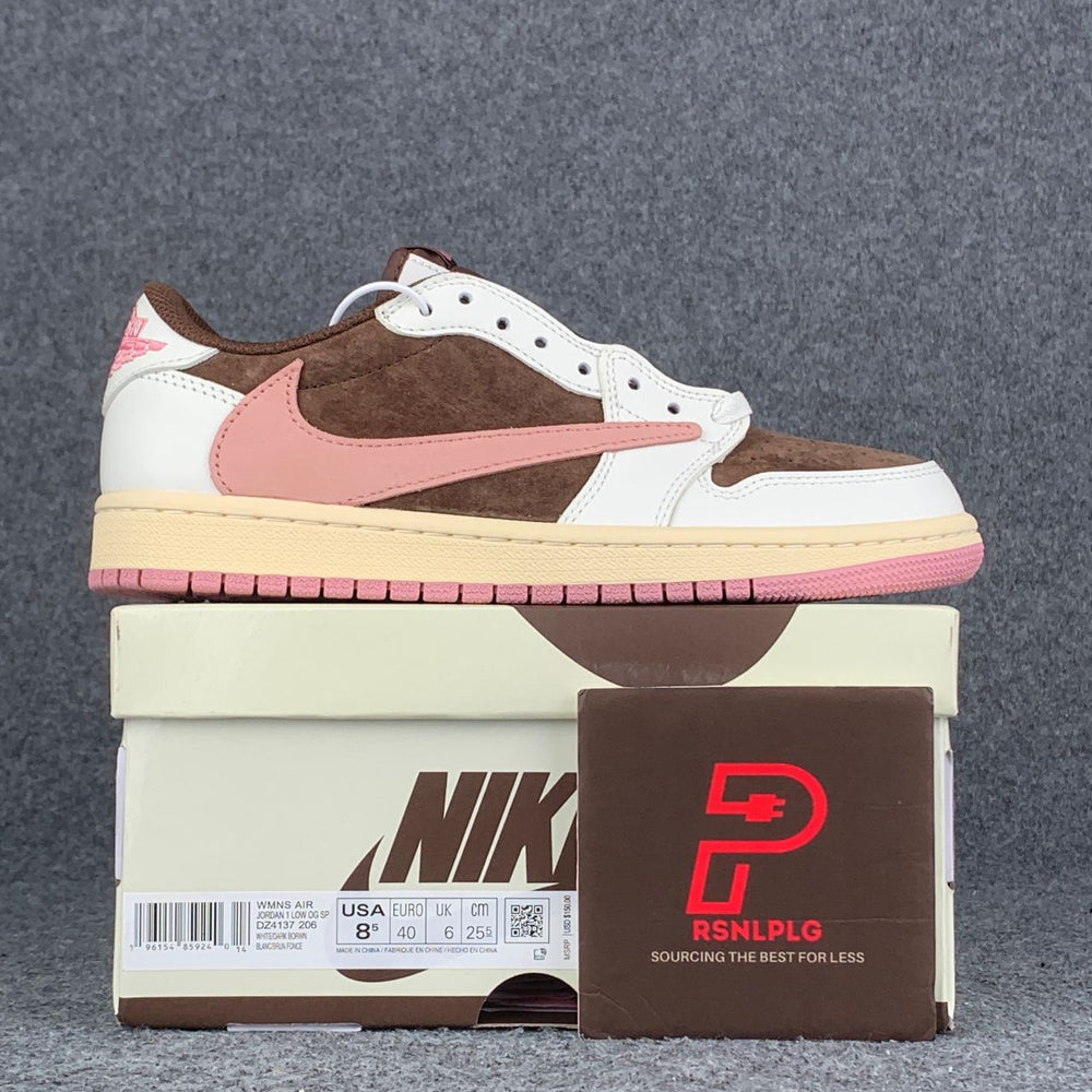 (Custom) Travis Scott x Air Jordan 1 Low OG Wmns Sneakers 'Dark Pony' - product view 1