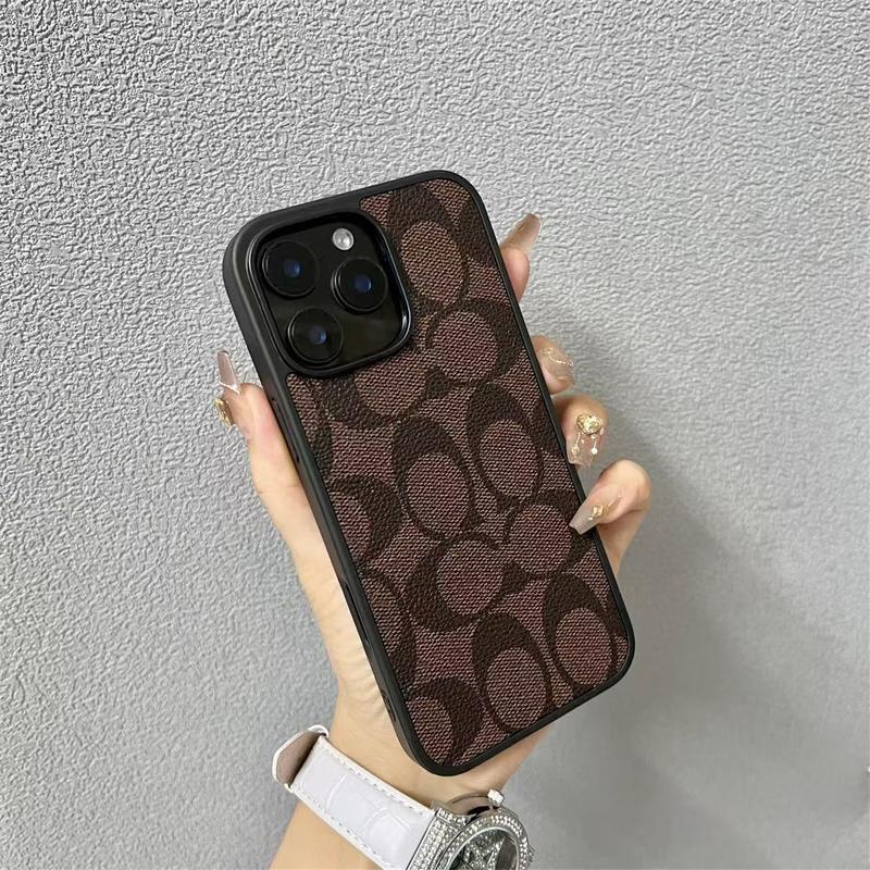 Soft Leather-Texture Protective iPhone Case - product view 3
