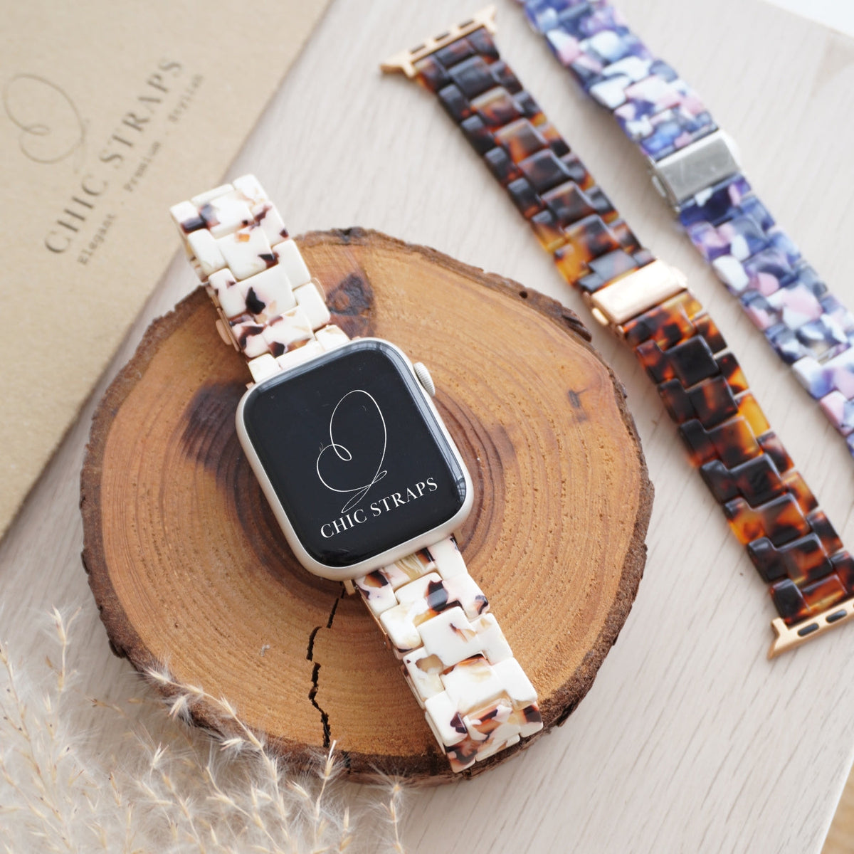 Mattea Resin Link Watch Band - product view 1