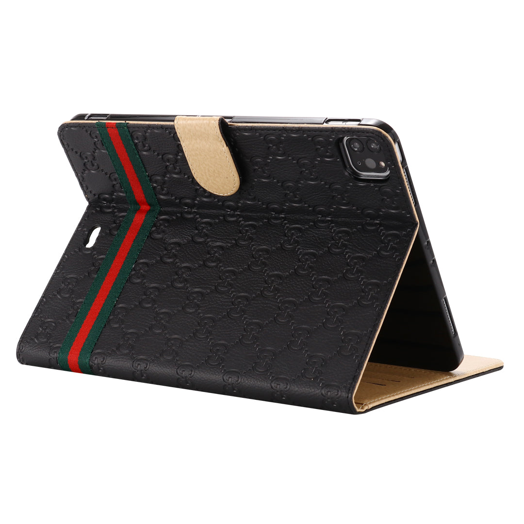 3D Embossing Flip Cover Holster Apple iPad Cases With Stand Function - product view 11