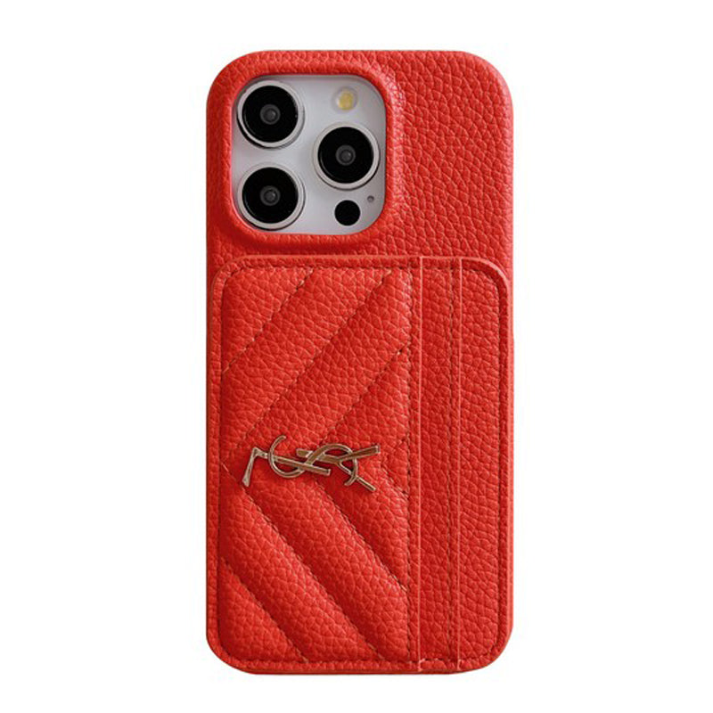 Saint Card Bag Leather iPhone Case - product view 15