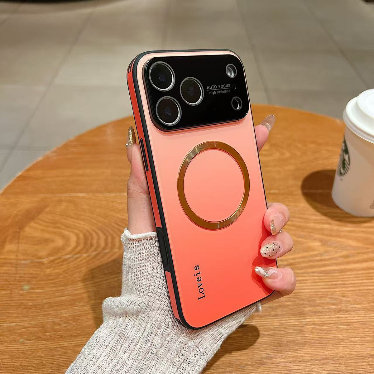 MagSafe Magnetic Gradient Phone Case with Lens Protection - product view 10