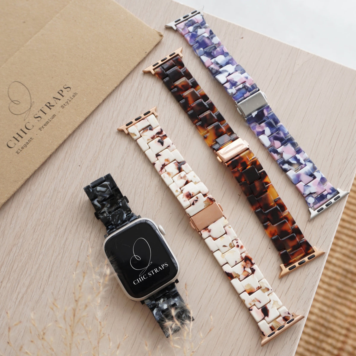 Mattea Resin Link Watch Band - product view 4