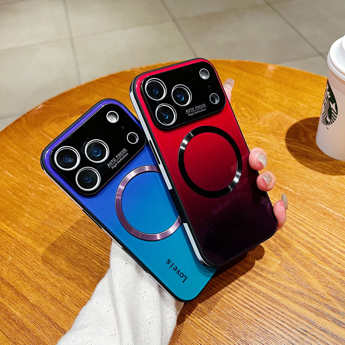 MagSafe Magnetic Gradient Phone Case with Lens Protection - product view 6