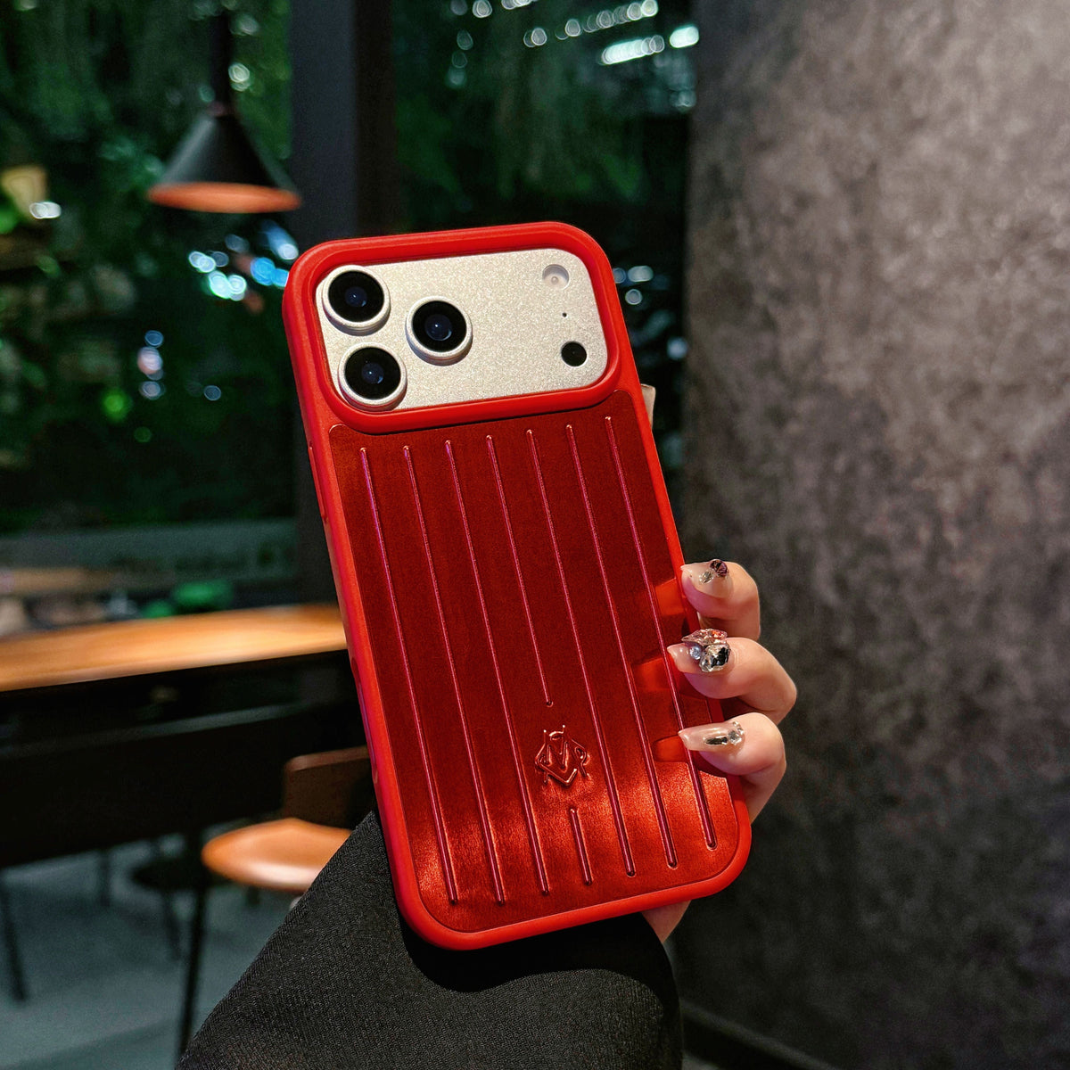 Ribbed Metallic Armor iPhone Case - product view 2