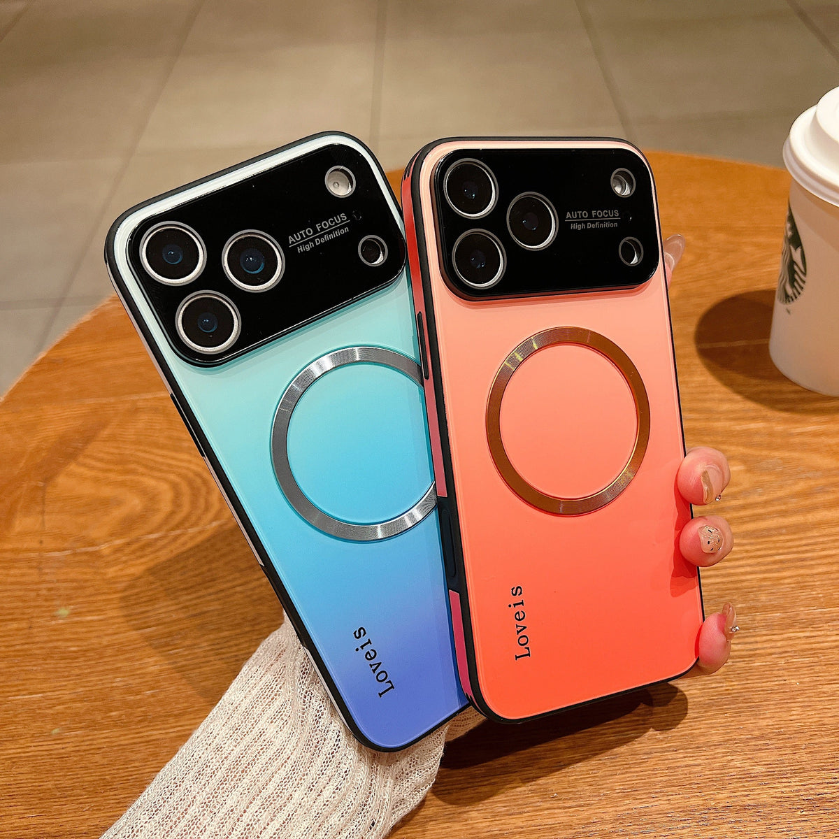 MagSafe Magnetic Gradient Phone Case with Lens Protection - product view 5