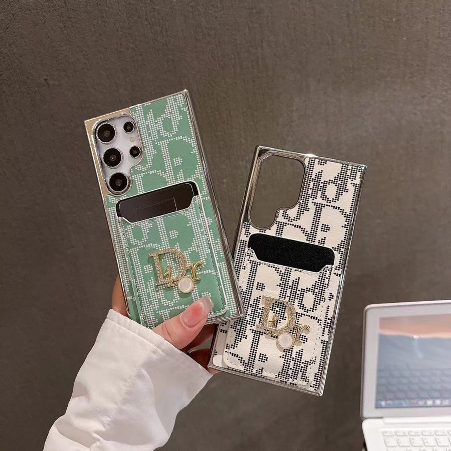 Chic Iconic Fashion Samsung Case with Card Pocket - product view 7