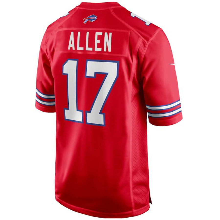 American Football Jersey | B.Bills #17 Josh Allen Red Player Game Jersey American Stitched Football Jerseys - image 1