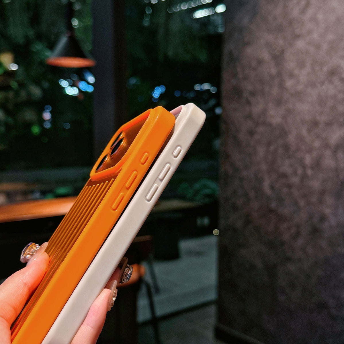 Ribbed Metallic Armor iPhone Case - product view 13
