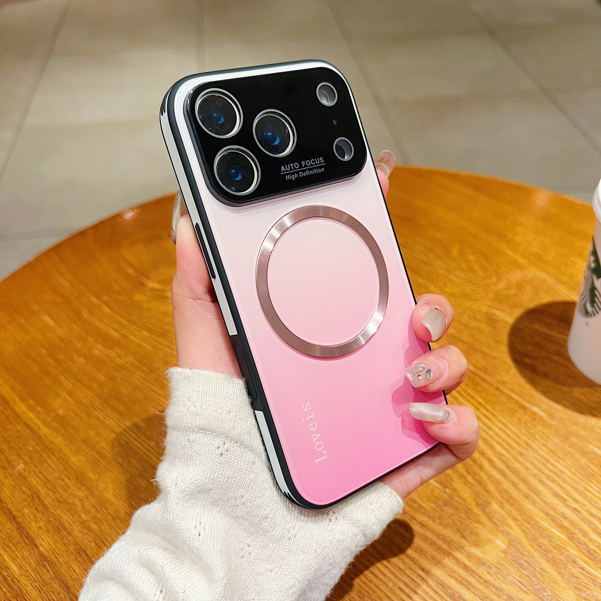 MagSafe Magnetic Gradient Phone Case with Lens Protection - product view 7