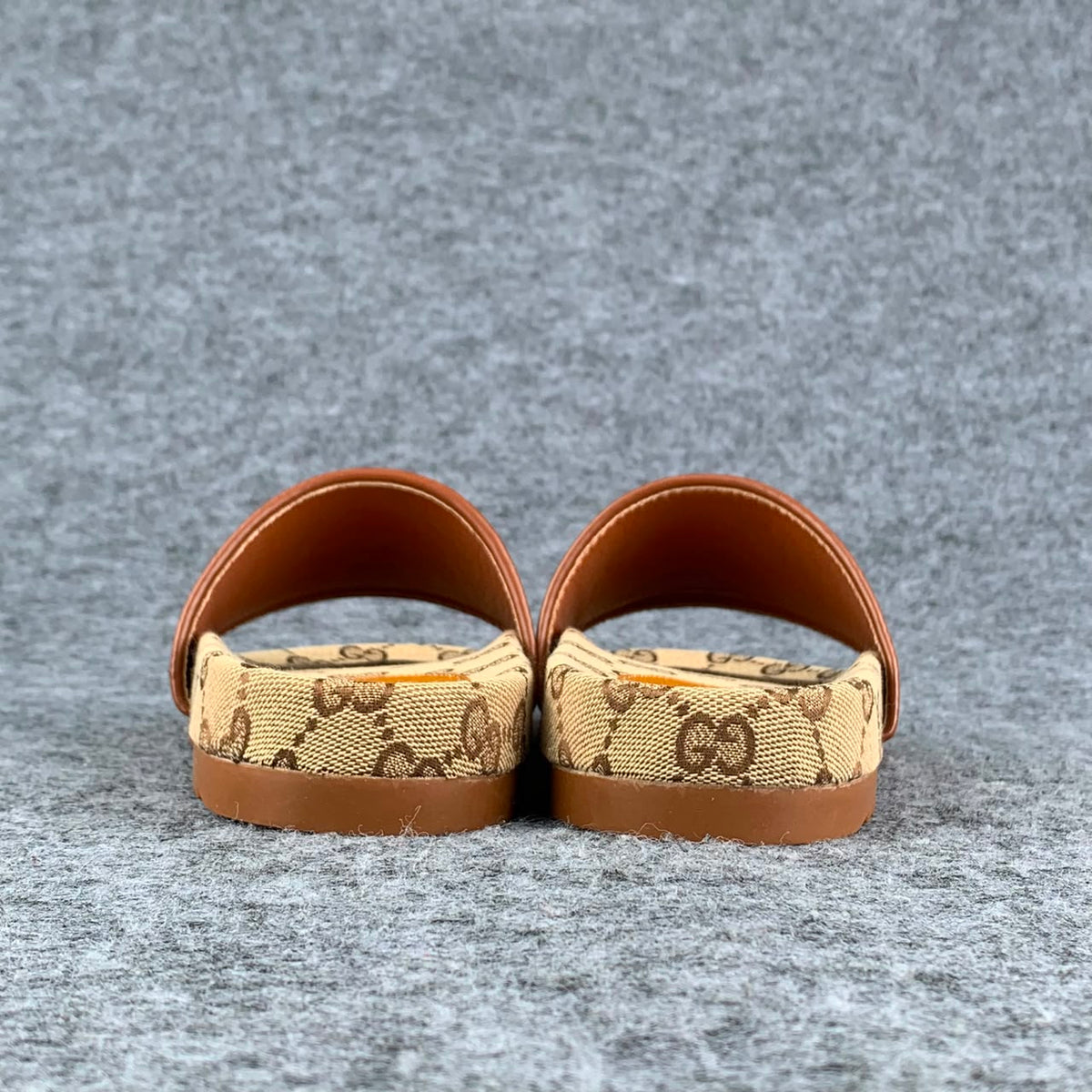 Gucci GG Cattern Canvas Slide Sandals - product view 6
